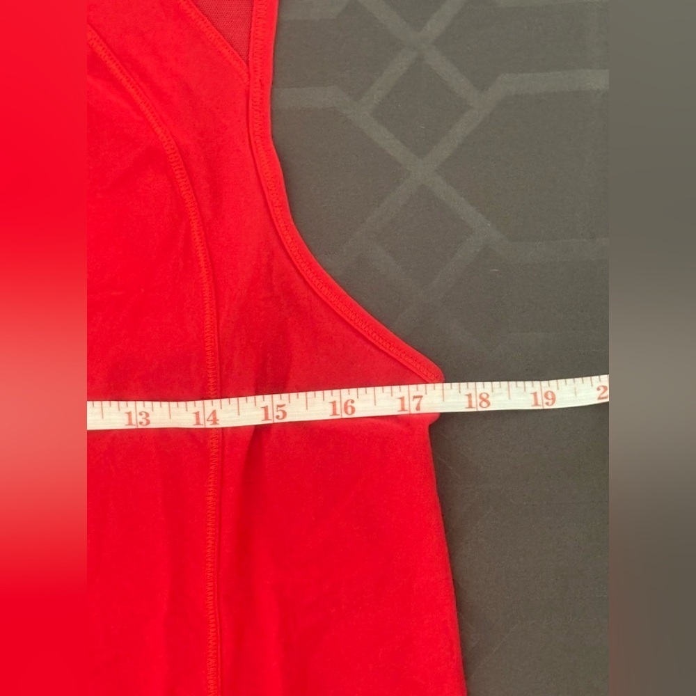 Lululemon Sculpt Tank True Red Size 6 - Picture 8 of 9